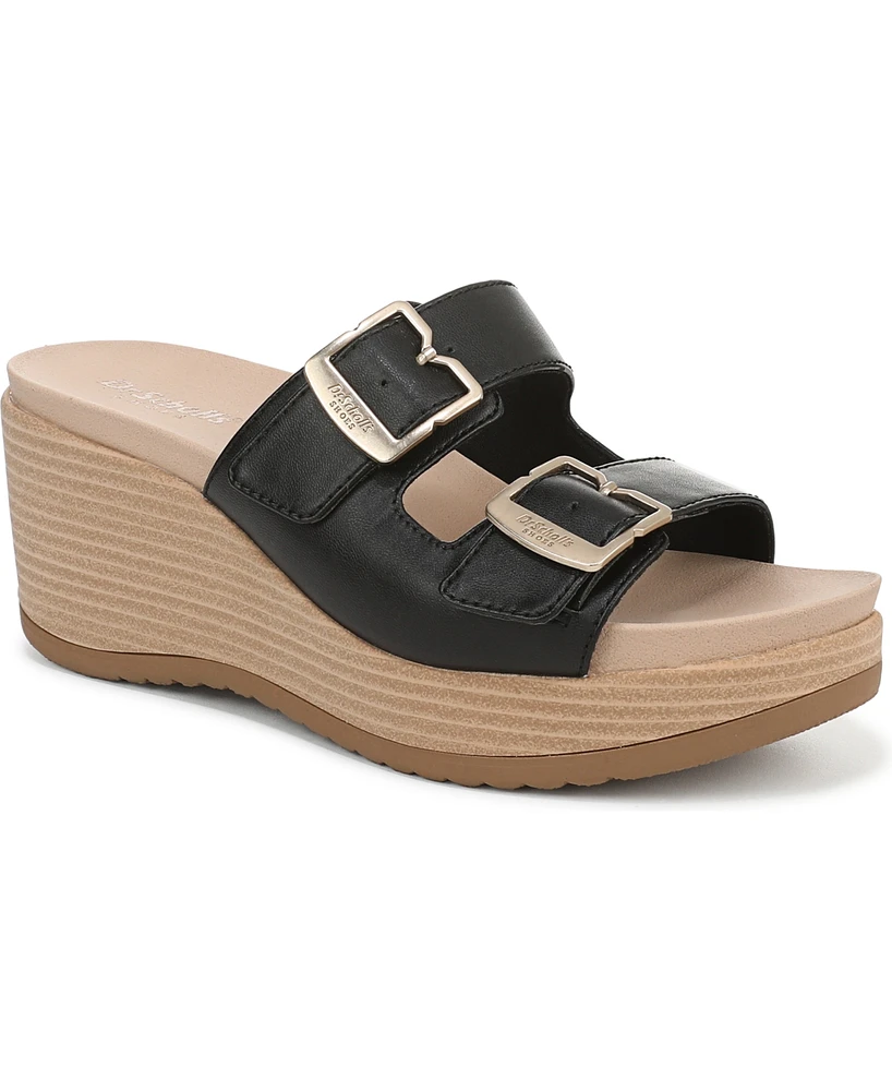 Dr. Scholl's Women's Cali Breeze Slide Wedge Sandals