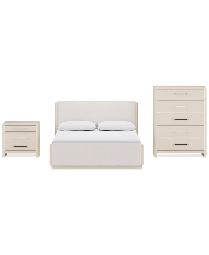 Wallen 3-Pc. Set (Queen Bed, Chest & Nightstand)