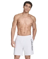 Calvin Klein Men's Regular-Fit Quick-Dry 5" Swim Trunks with Compression Short Liner