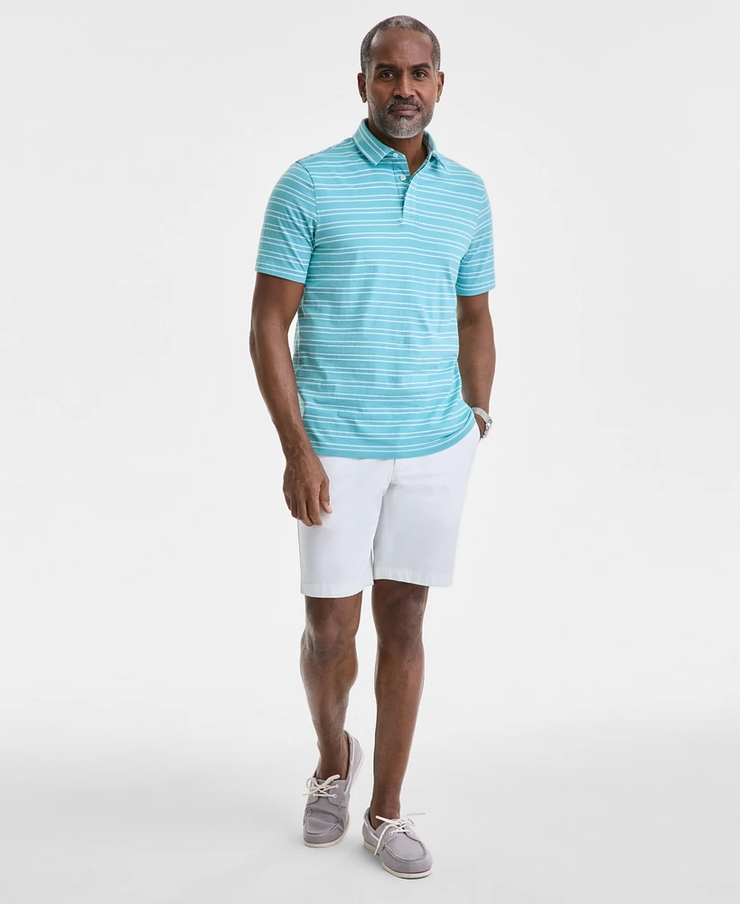 Club Room Men's Carter Regular-Fit Stripe Polo Shirt, Exclusively at Macy's
