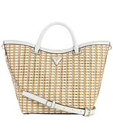 Guess Atalia Large Raffia Crossbody Tote