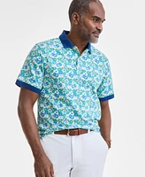 Club Room Men's Hale Flower Pique Polo Shirt, Exclusively at Macy's