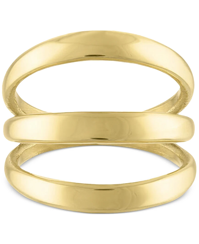 Ben Oni Stainless Steel Triple-Split Ring