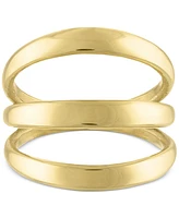 Ben Oni Stainless Steel Triple-Split Ring