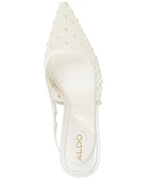 Aldo Women's Pearlescent Pointed-Toe Slingback Pumps