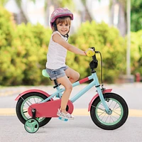 Kids Bike with Adjustable Handlebar and Saddle for 4-8 Years Old