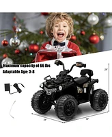 12V Kids Ride On Atv 4 Wheeler with MP3 and Headlights