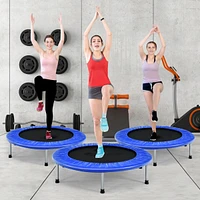 Mini Folding Trampoline Portable Recreational Fitness Rebounder