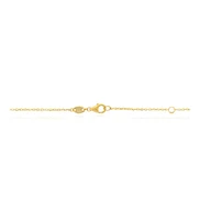The Lovery Small Malachite Single Clover Necklace 14K Gold
