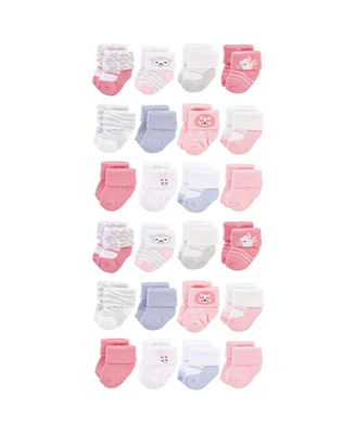 Hudson Baby Baby Boys Hudson Cotton Rich Terry Socks 24-Pack Safari