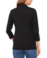 Vince Camuto Women's Ruched-Sleeve Ponte Blazer