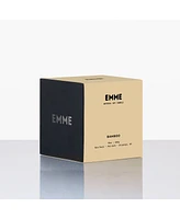 Emme nyc Natural Soy Bamboo Scented Candle Jar, 10 oz