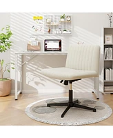 Criss-Cross Legged Chair Stylish and Stable Seating Without Wheels