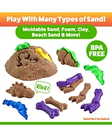 Usa Toyz Dinosaur Sand Molds Beach Toys for Kids- 23pk