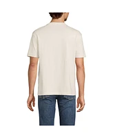 Lands' End Men's Short Sleeve Super-t Crew Relaxed Fit Tee