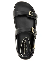 Kenneth Cole New York Women's Drinity Round Toe Flat Sandals