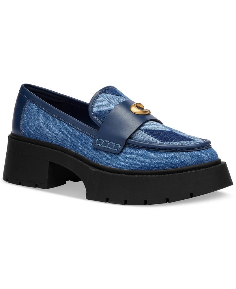 Coach Women's Leah Platform Loafer Pumps