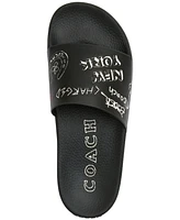 Coach Women's Udele Sketch Print Slide Sandals