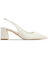 Aldo Women's Uliana Pointed-Toe Slingback Block-Heel Pumps