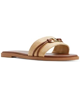 Aldo Women's Vasia Hardware-Trim Slide Flat Sandals