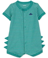 Carter's Baby Boys Cotton Short-Sleeve Snap-Up Romper