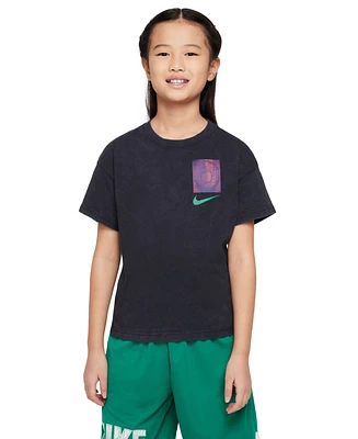Nike Big Kids Sportswear Printed Crewneck T-Shirt