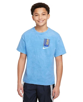 Nike Big Kids Sportswear Printed Crewneck T-Shirt
