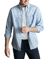 Charles Tyrwhitt Men's Slim Fit Long Sleeve Tattersall Button-Down Shirt