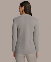 Donna Karan New York Women's Button-Front Sweater Jacket