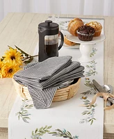 Design Imports Gingham Small Check Napkin, Set of 6