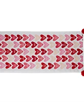 Design Imports Valentine's Day Table Runner