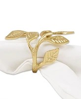 Design Imports Brass Napkin Ring, Set of 6
