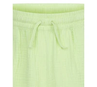 Hurley Big Girls Woven Cotton Gauze High-Rise Shorts