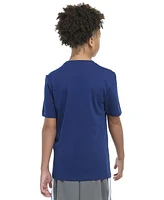 adidas Big Boys Cotton Logo Graphic Crewneck T-Shirt