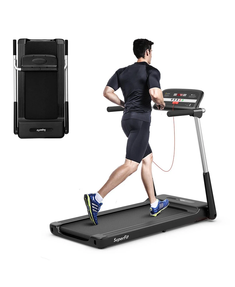 2.25 Hp Foldable Treadmill with App Control and Led Display