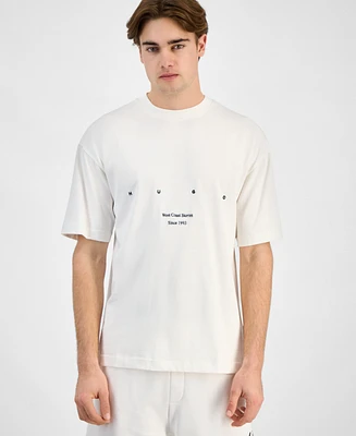 Hugo by Boss Men's Duwrite Oversized-Fit Graphic T-Shirt