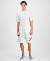 Hugo by Boss Men's Duold Relaxed-Fit Embroidered 8-1/2" Drawstring Shorts