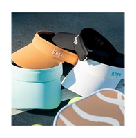 Women's Adjustable Band Sport Visor - Light Blue