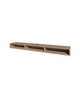 Fm Furniture Why Tv Stand with Open Storage, Ash Wood