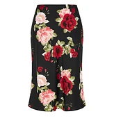 Plus Cherie Print Skirt