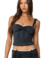 Edikted Womens Claudina Tank Top