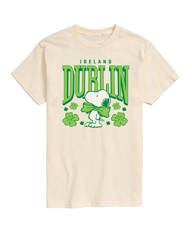 Airwaves Men's Peanuts Dublin Ireland Short Sleeve T-Shirt