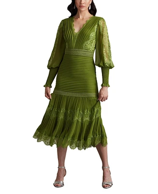 Tadashi Shoji Women's Nyssa Bishop Sleeve Dress