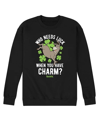 Airwaves Men's Shrek Luck Charm Donkey Long Sleeve Fleece