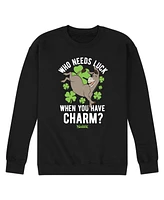 Airwaves Men's Shrek Luck Charm Donkey Long Sleeve Fleece