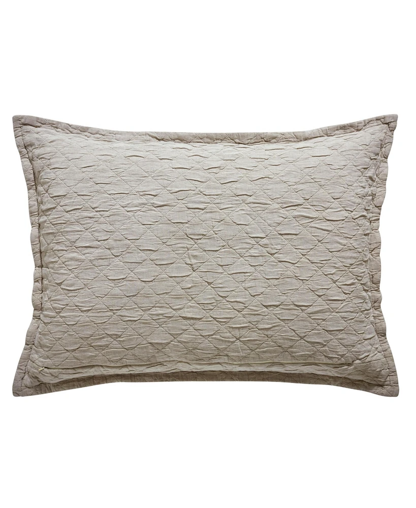 Ihi Home Colmar Dutch Euro Sham, Natural