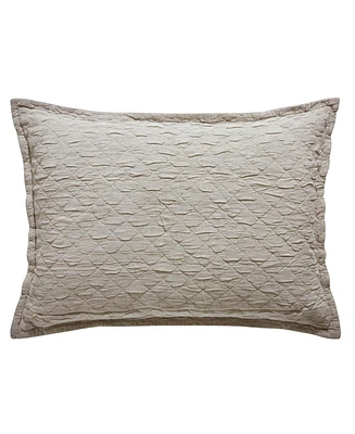 Ihi Home Colmar Dutch Euro Sham, Natural