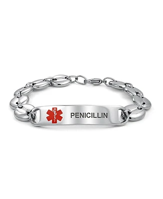 Bling Jewelry Penicillin Mariner Medical Alert Id Bracelet 8.5 Inch