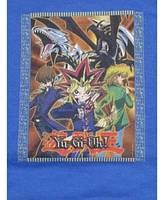 Yu-Gi-Oh Boys Main Characters and Monsters Youth Royal Blue Graphic Hoodie-m