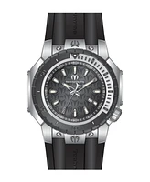 Technomarine's Men's Tm-224006 Manta Sea Quartz 3 Hand Gunmetal Dial Watch